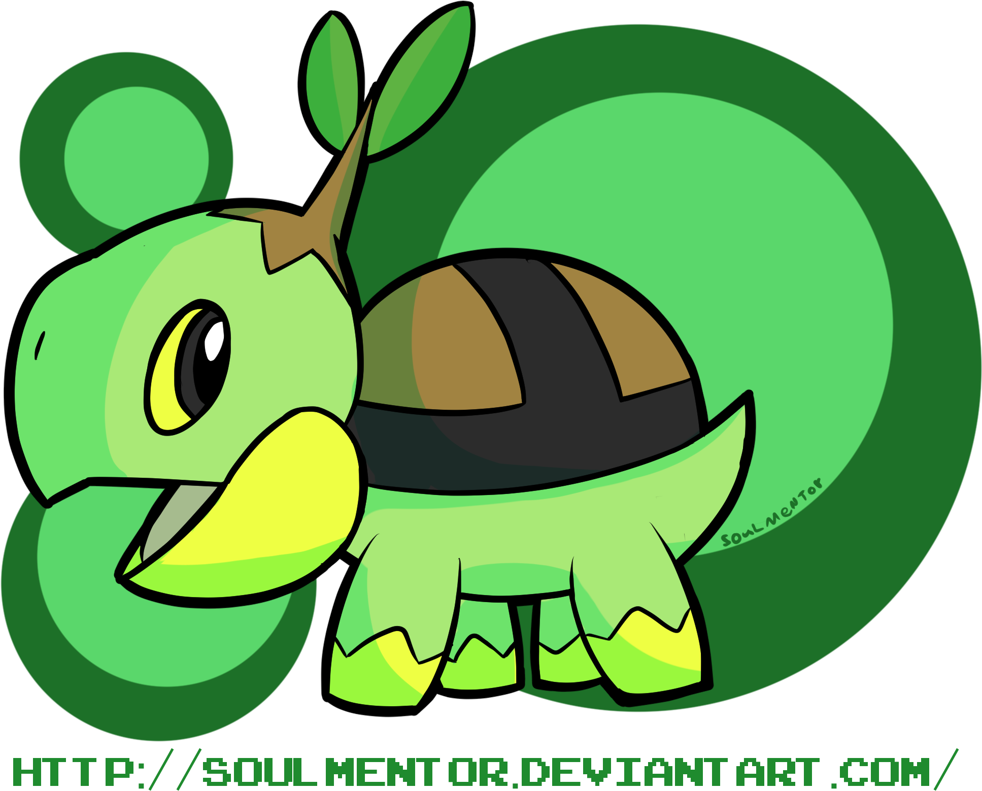 Log In To Report Abuse - Turtwig (2120x1664), Png Download