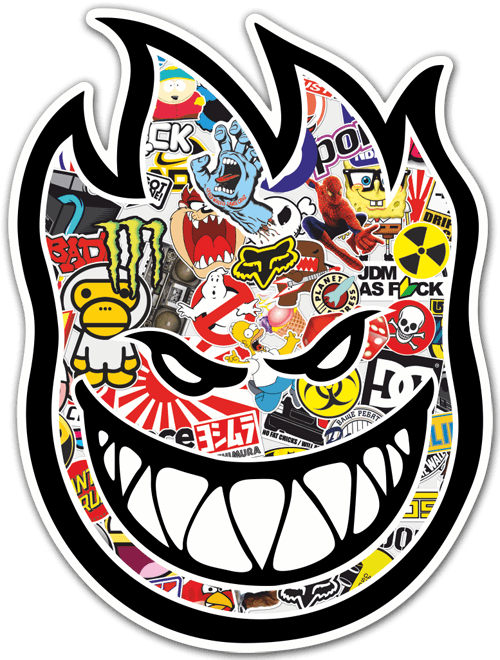 Car & Motorbike Stickers - Spitfire Stickers (500x660), Png Download