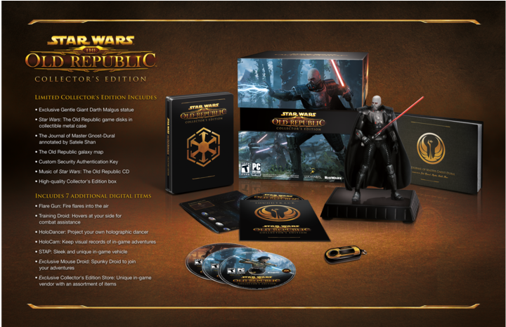 Swtor Beauty-shot - Star Wars The Old Republic Collector’s Edition [pc (1000x464), Png Download
