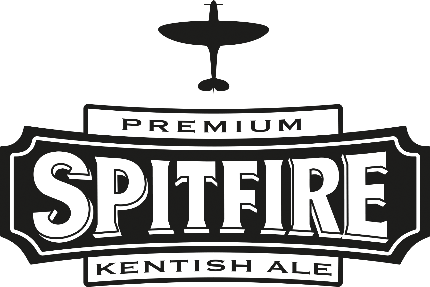 Colour Logo Black Logo - Spitfire Beer Logo Png (2008x1535), Png Download