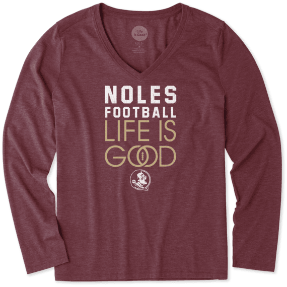 Women's Florida State Infinity Football Long Sleeve - University Of Oklahoma Women's Shirt (570x570), Png Download