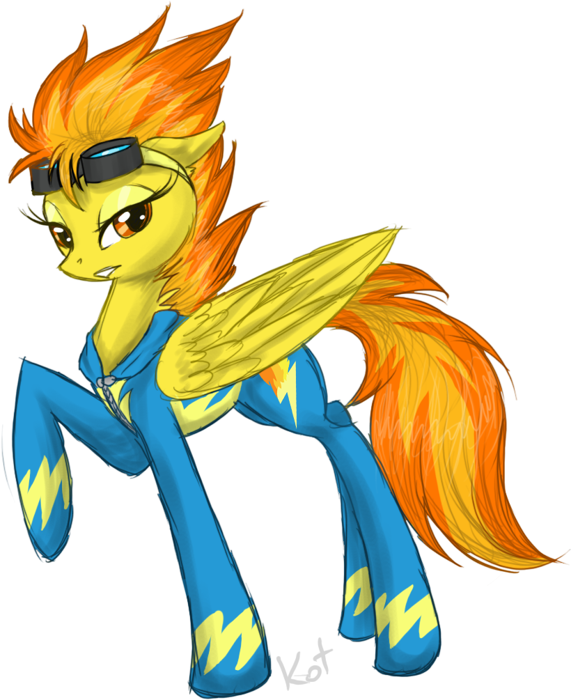 Kocurzyca, Safe, Solo, Spitfire - Sexy Hot Spitfire Mlp (850x1015), Png Download