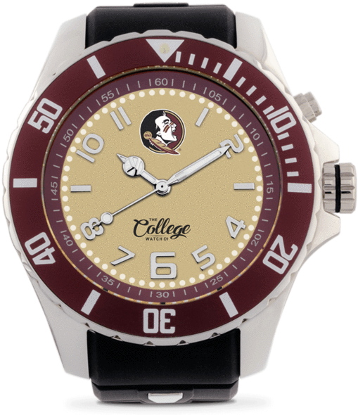 Florida State Seminoles Watches - Kyboe 2833409 Florida State Seminoles 55mm Stainless (565x600), Png Download