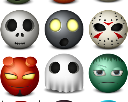 Happy Halloween Icons - Halloween Icons (452x336), Png Download