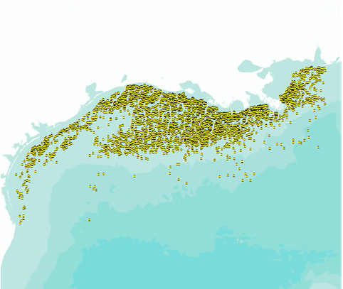 Gulf Of Mexico Oil Drilling Platforms - Gulf Of Mexico Rigs Locations (612x406), Png Download