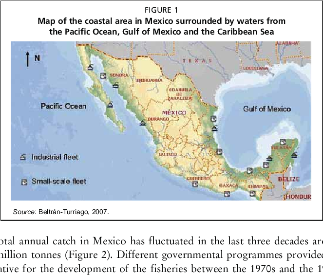 Map Of The Coastal Area In Mexico Surrounded By Waters - Coast (662x736), Png Download