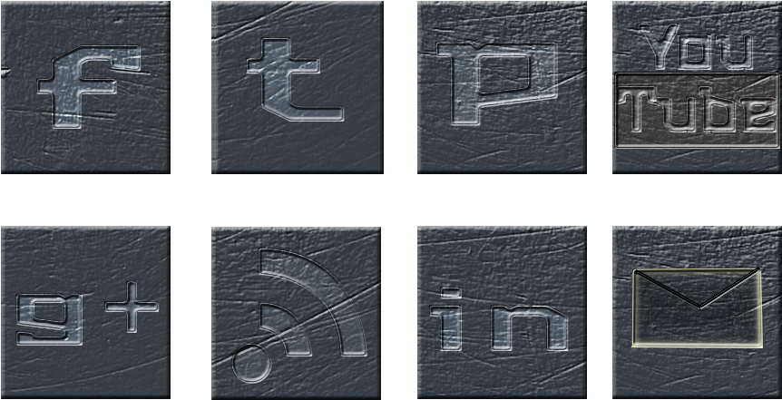 Free Social Media Icon Set Industry Style - Social Media (900x600), Png Download