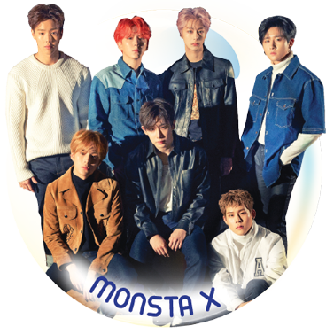 Lineup - Monsta X 2018 Png (368x377), Png Download