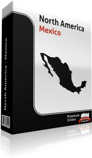 Powerpoint Map Mexico - Map (400x600), Png Download