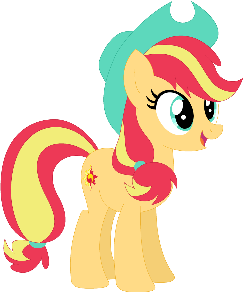 Apple Shimmer By Ra1nb0wk1tty-dbqacqj - Applejack (1024x1229), Png Download
