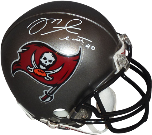 Mike Evans Signed Mini Helmet - Tri Star (500x500), Png Download