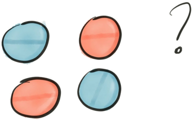 A Blind Man Has Four Pills - Circle (475x300), Png Download