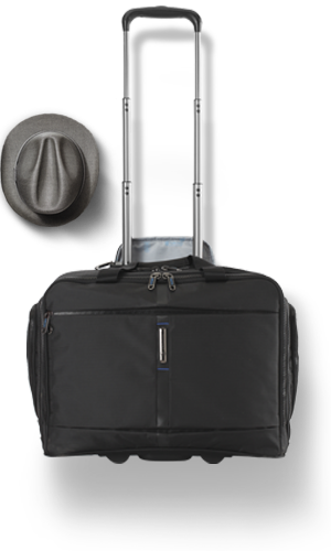 Laptop Folio On Wheels - Business (300x500), Png Download