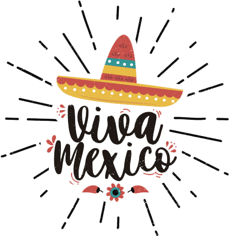 Vinilo Decorativo Cocina Viva México - Lines (600x600), Png Download