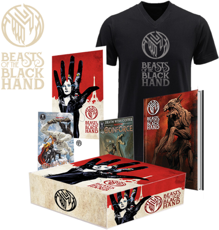 Beasts Of The Black Hand Premium Box - Black Hand (500x488), Png Download
