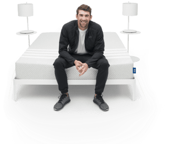 A Night Of Dreams With Leesa And Brand Ambassador @michaelphelps- - Mattress (400x320), Png Download