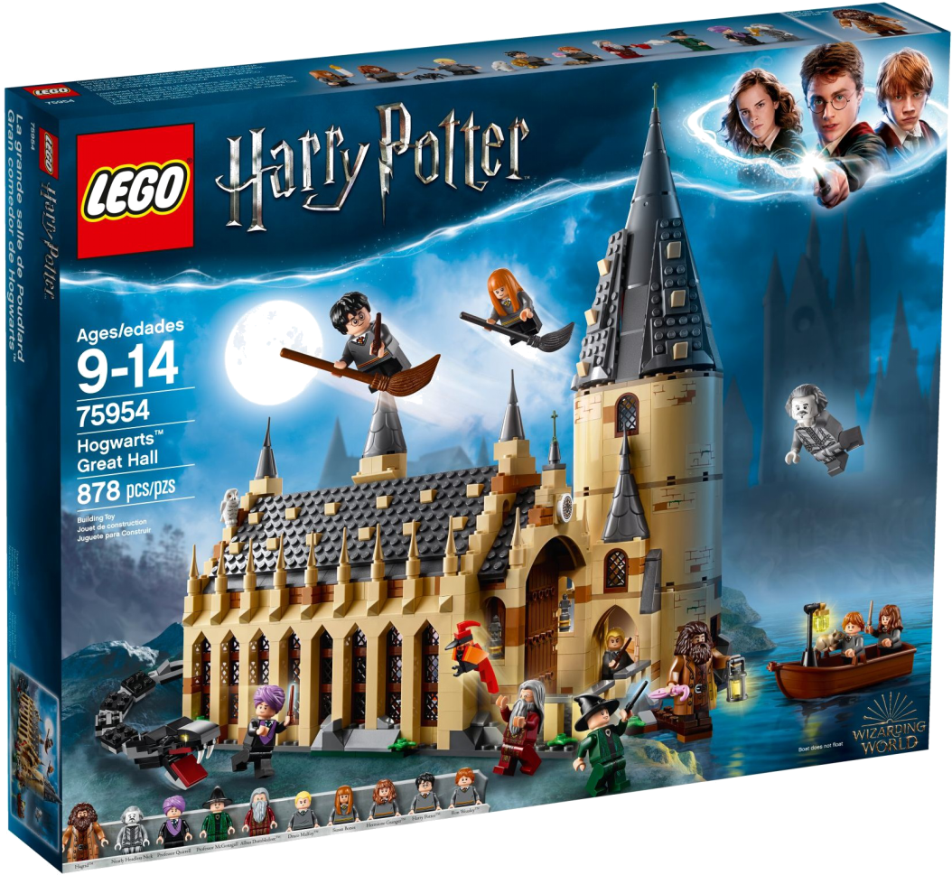 75954 Hogwarts™ Great Hall - Lego Harry Potter (1057x975), Png Download