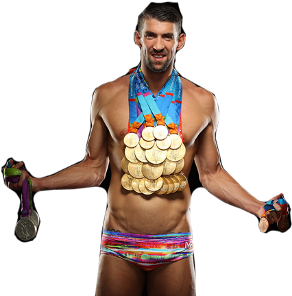 Phelps Quotes - " - Medal (511x439), Png Download
