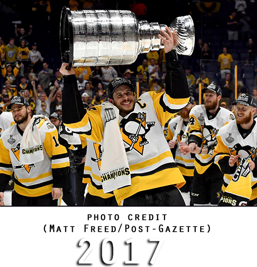 Sidney Crosby - Penguins 2017 Stanley Cup (520x540), Png Download