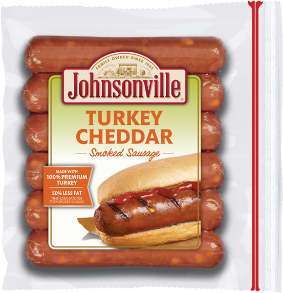 Product Image - Johnsonville Turkey Cheddar Brats Nutrition (800x576), Png Download