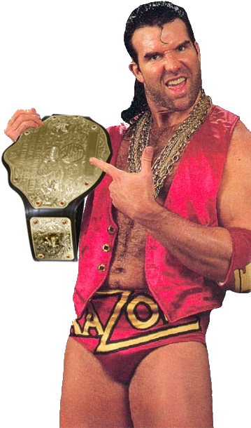 Scott Hall - Intercontinental Champion Razor Ramon (363x629), Png Download