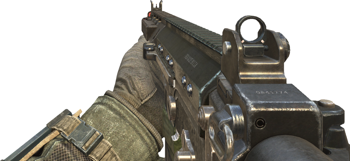 Fal Osw Boii - Call Of Duty Commando Png (1121x516), Png Download