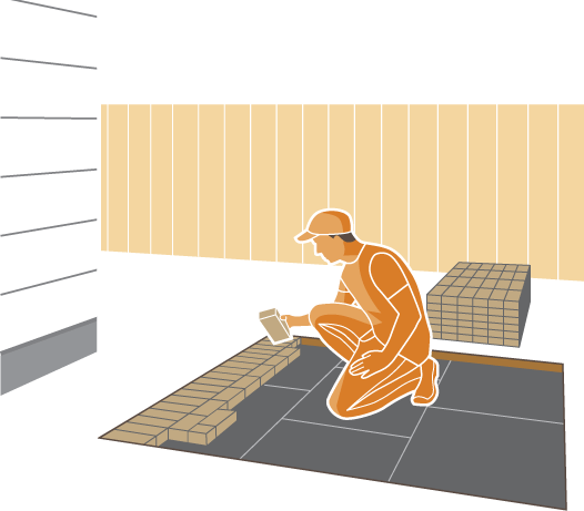 Step 7 Install The Patio Pavers - Paver Base (526x461), Png Download