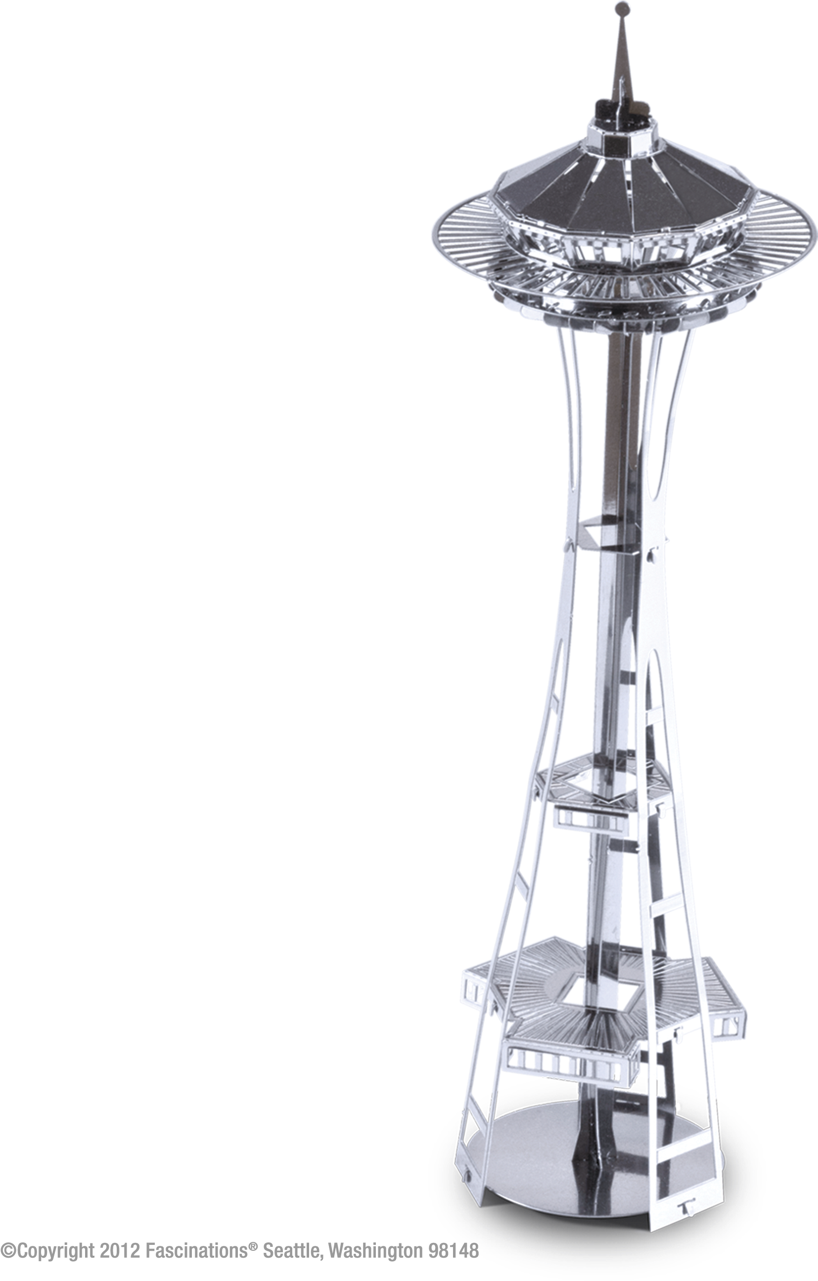 Metal Earth Space Needle - Metal Earth 3d: Seattle Space Needle Model (2700x2700), Png Download