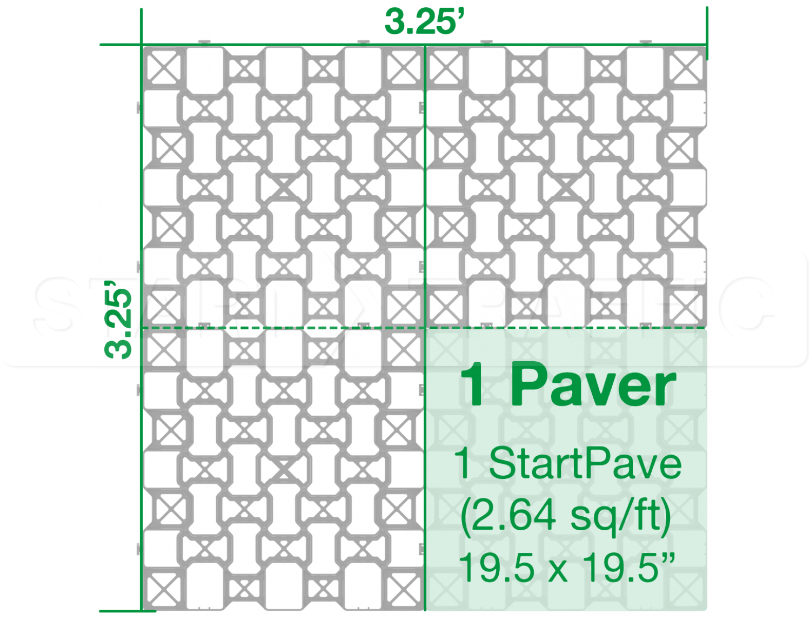 Startpave G50 Grass & Gravel Pavers - Wire (1800x1200), Png Download