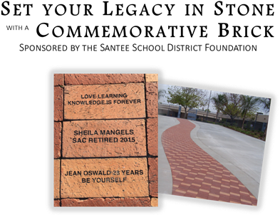 A Legacy Paver Is The Way To Leave A Bit Of Yourself - Santee School District Foundation (474x303), Png Download