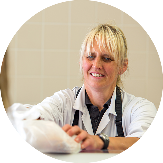 David And Diane Scott - Hall Farm Butchers (572x572), Png Download