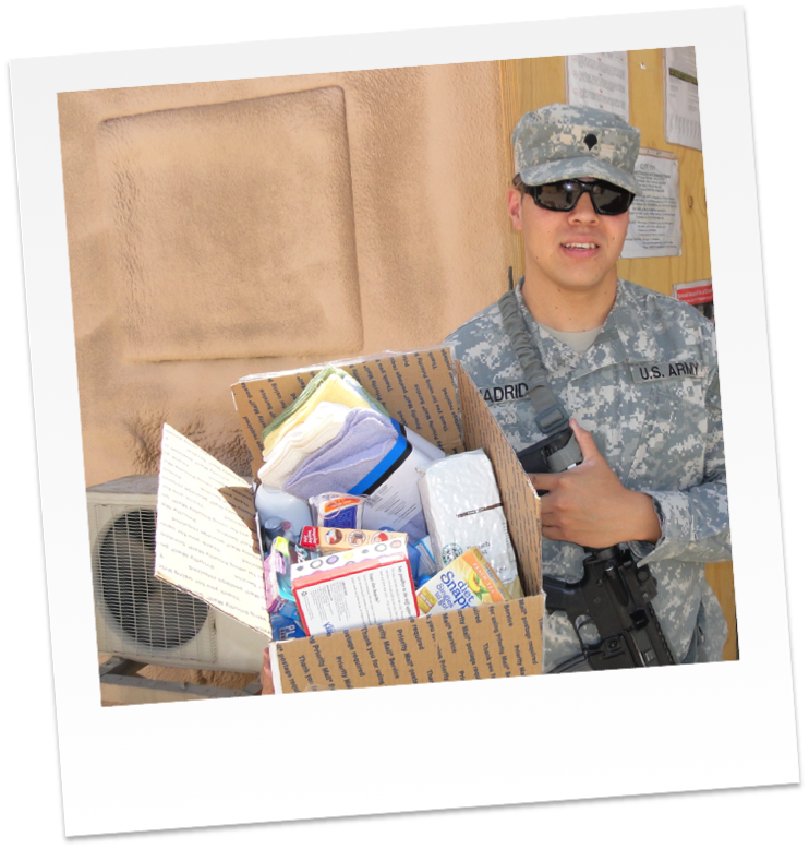 Care Package - Soldier (742x778), Png Download