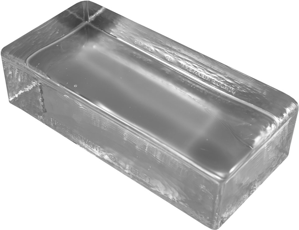 Solid Brick Glass Paver Clear - Box (1024x1024), Png Download