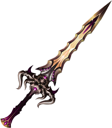 Stygian Iron Forged Weapon From A Ring On His Left - Lineage 2 Skull Edge (400x450), Png Download