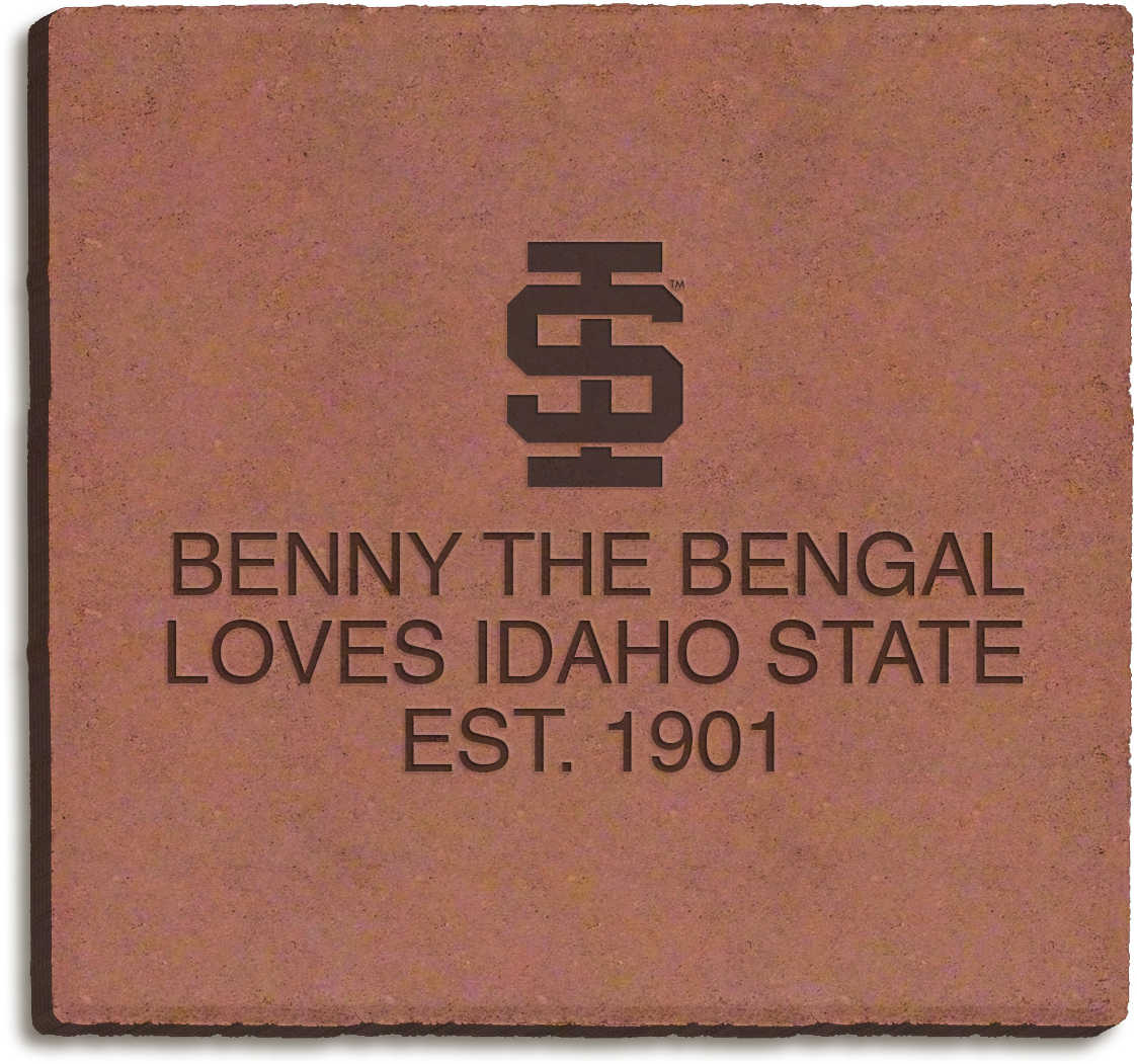 Buy Your Paver - Idaho State Bengals Round Stainless Steel Necklace (1267x1280), Png Download