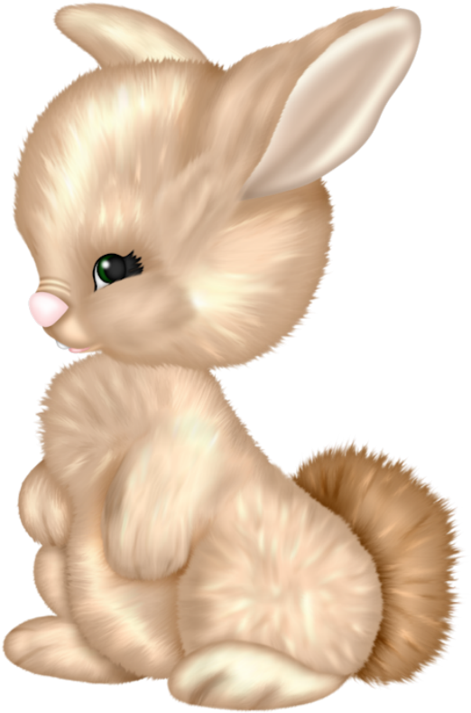 50 Fantasy Easter - Rabbit (593x800), Png Download