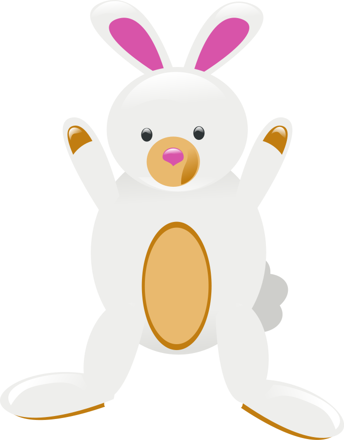 Doll Rabbit Clipart Png - Doll (470x600), Png Download