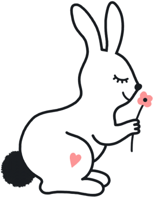 ภาพ วาด กระต่าย น่า รัก (520x520), Png Download