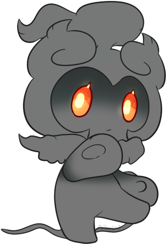 I Doodled Marshadow - Marshadow Png (500x500), Png Download