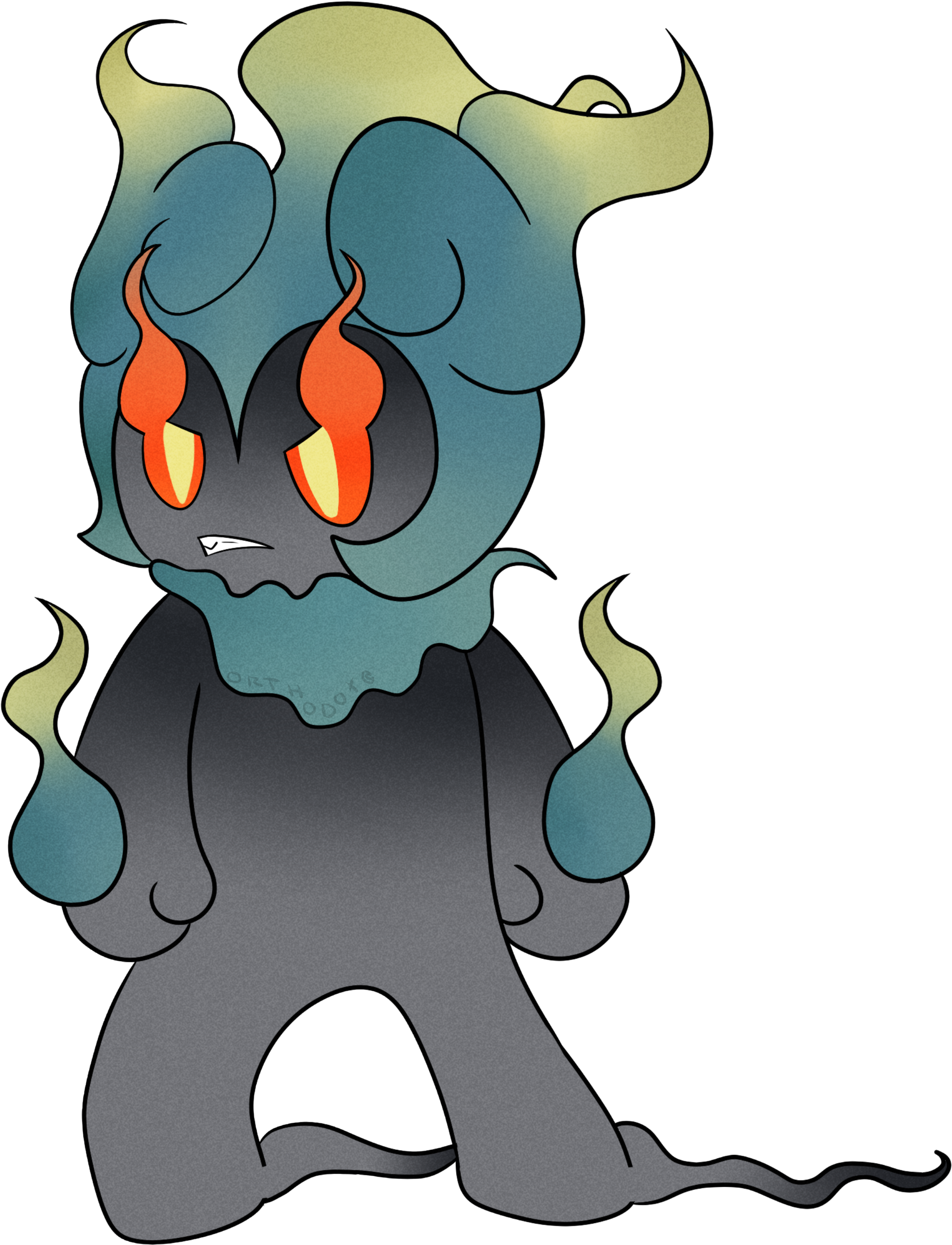 Marshadow By Orthodox Moon - Cartoon (2000x2551), Png Download