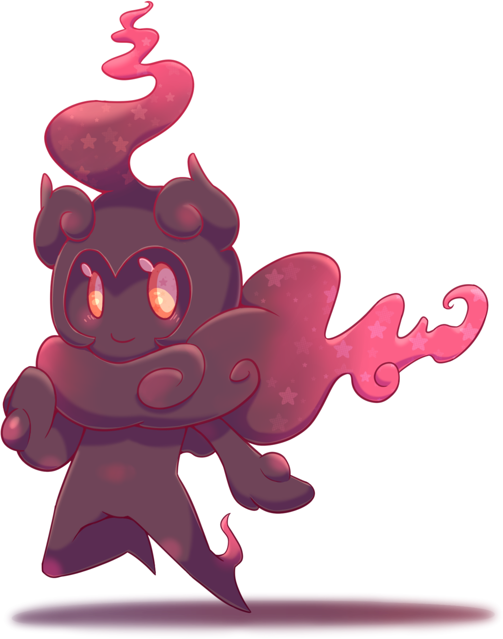 Cute Pink Marshadow Inspired By @marshie-daily And - Marshadow Cute (1280x1377), Png Download