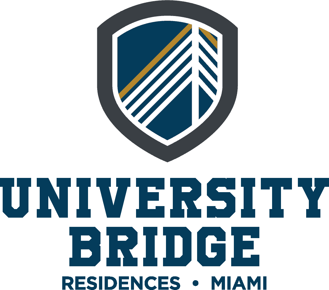 University Bridge Logo Blue - 740 Sw 109th Ave University Bridge Residences (1110x978), Png Download