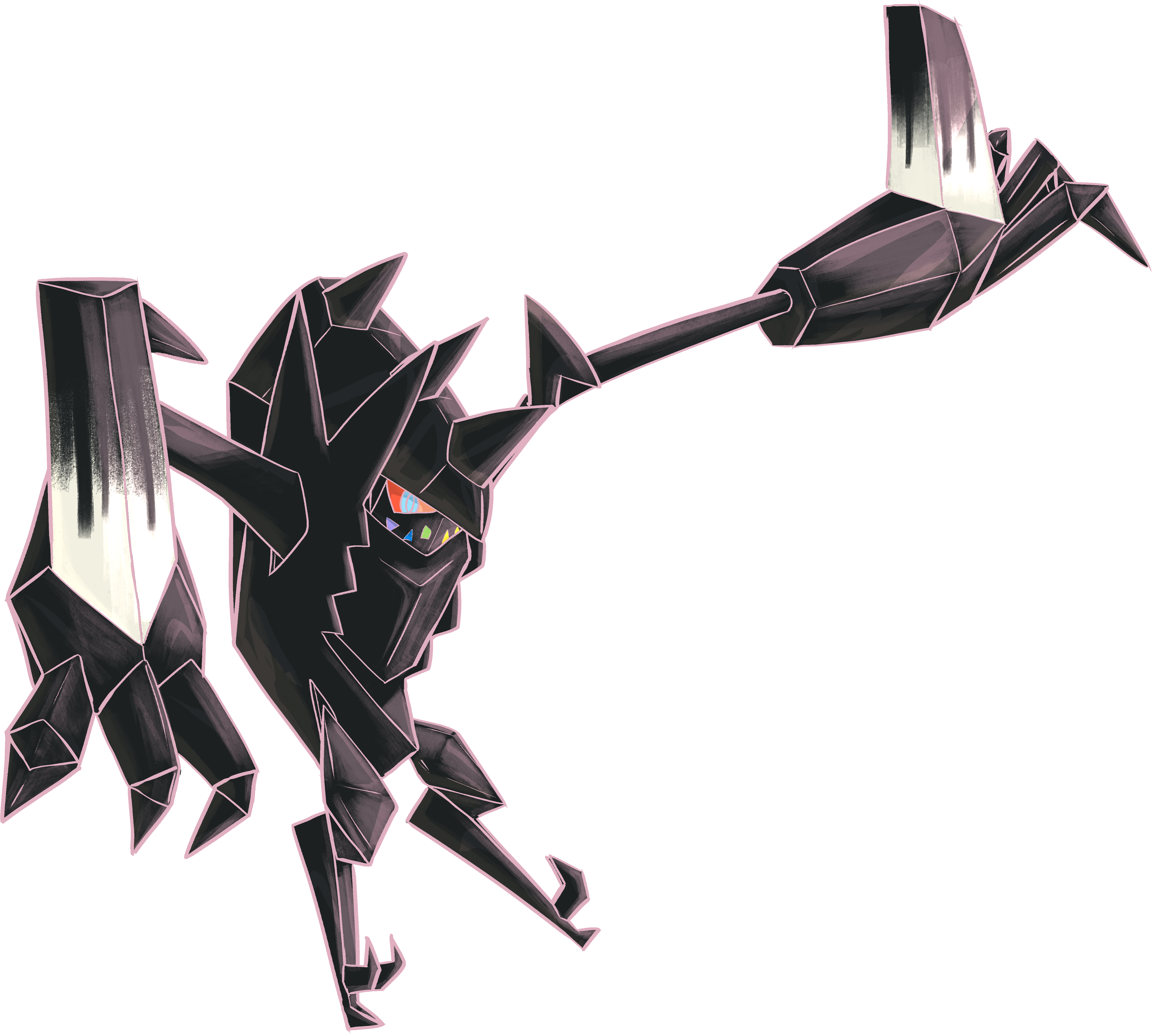 Marshadow By Unclear - Missile (5210x4586), Png Download