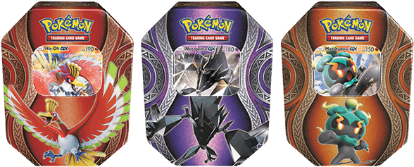 Pokemon Trading Card Game - Pokemon Pokémon Tcg: Mysterious Powers Tin With Ho-oh-gx (600x600), Png Download