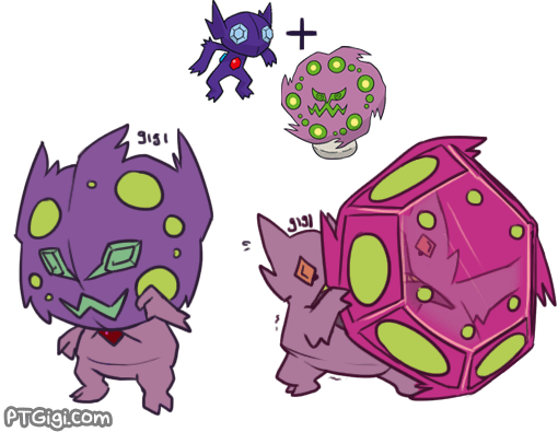 Mega Sableye - Sableye Spiritomb (510x395), Png Download