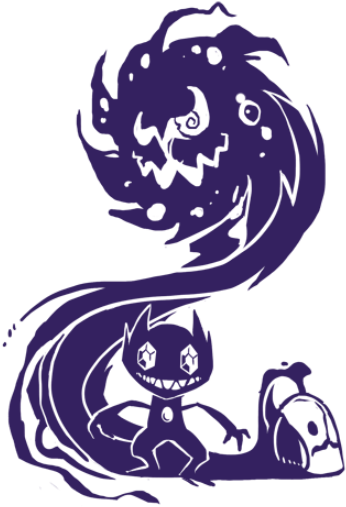 96kib, 381x541, Spiritomb & Sableye - Spiritomb Sableye (381x541), Png Download