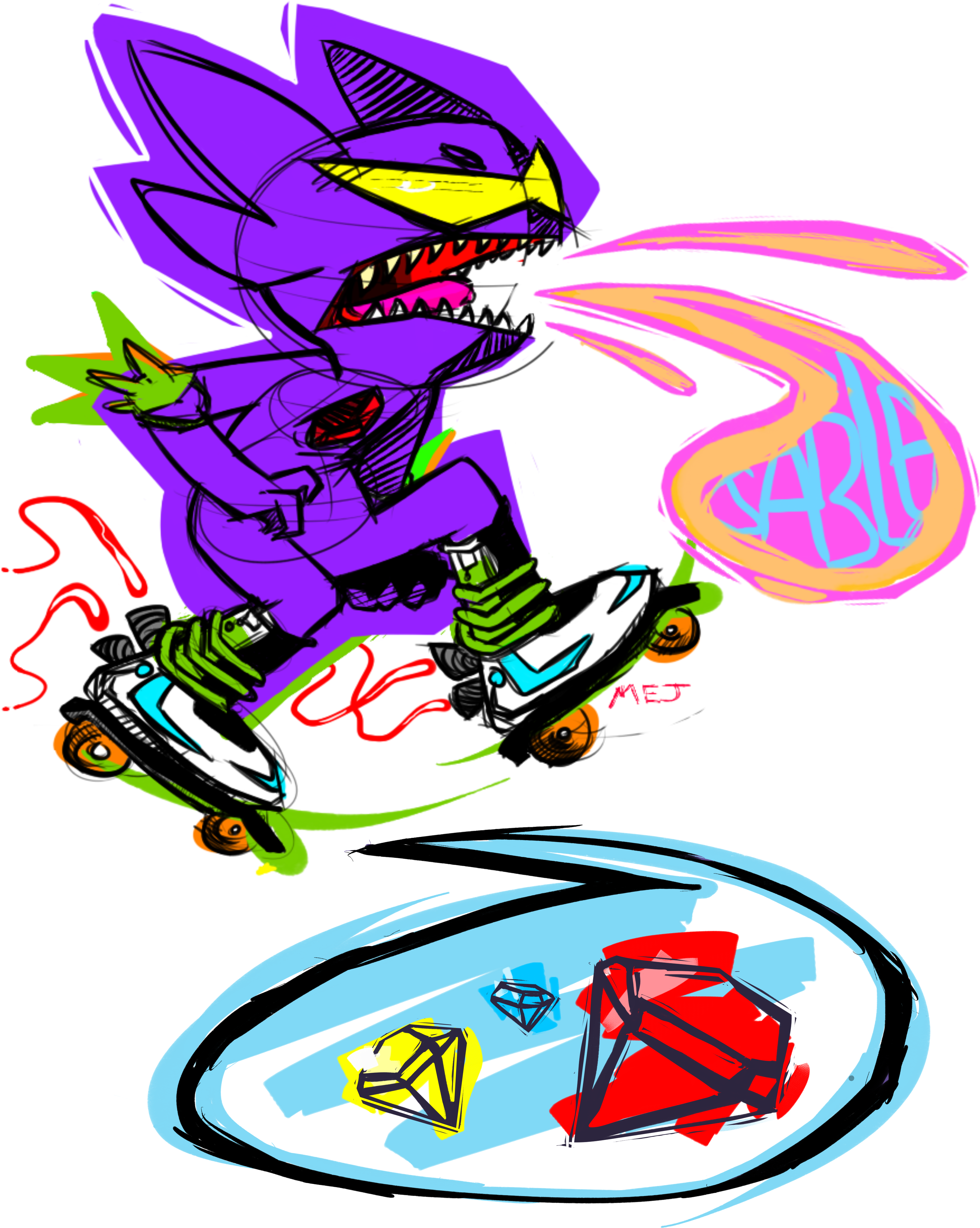 Sableye Shirt Design - Illustration (3300x5100), Png Download