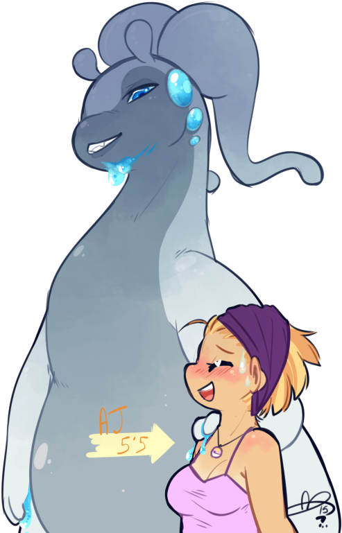 Tallest Goodra - Cartoon (584x800), Png Download