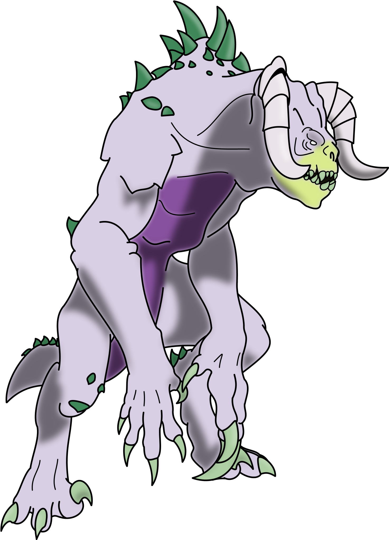 Goodra Deathclaw - Portable Network Graphics (1602x2096), Png Download