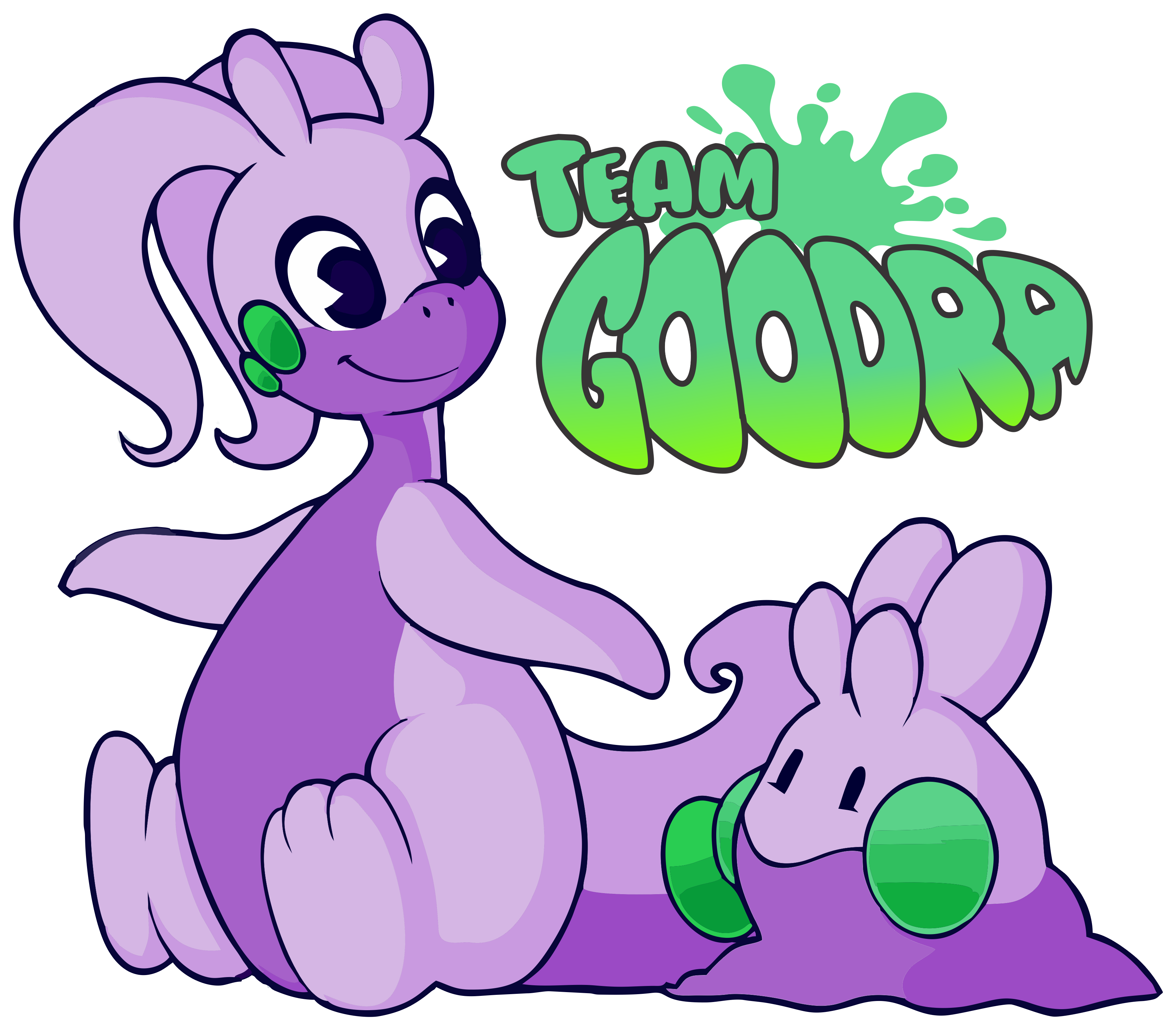 Team Goodra - Goodra (3750x3150), Png Download